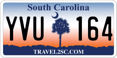 SC license plate YVU164