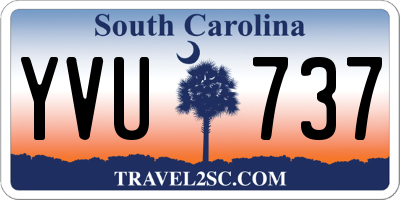 SC license plate YVU737