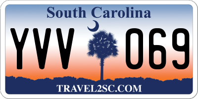 SC license plate YVV069