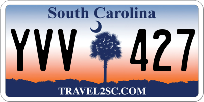 SC license plate YVV427