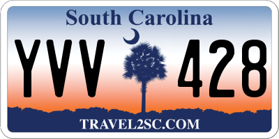 SC license plate YVV428
