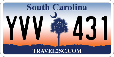 SC license plate YVV431