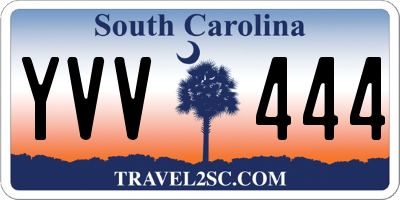 SC license plate YVV444