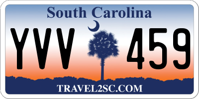 SC license plate YVV459
