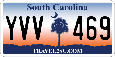 SC license plate YVV469