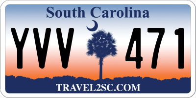 SC license plate YVV471