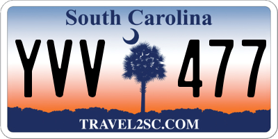 SC license plate YVV477