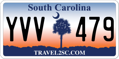 SC license plate YVV479