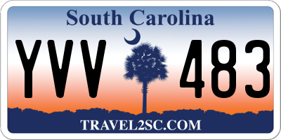 SC license plate YVV483
