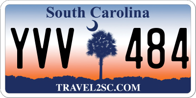 SC license plate YVV484