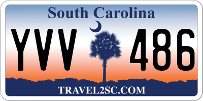 SC license plate YVV486