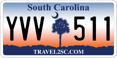 SC license plate YVV511