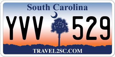 SC license plate YVV529