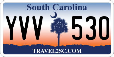 SC license plate YVV530