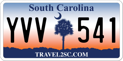 SC license plate YVV541