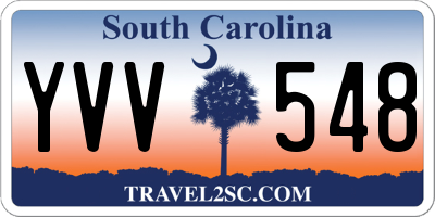 SC license plate YVV548