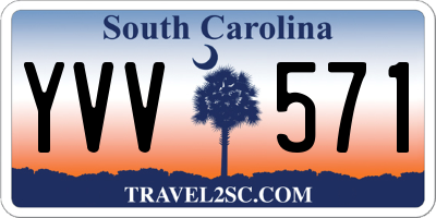 SC license plate YVV571