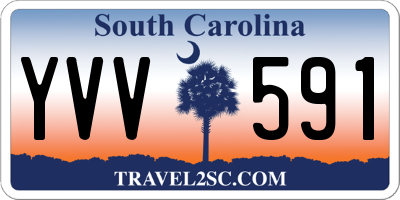 SC license plate YVV591