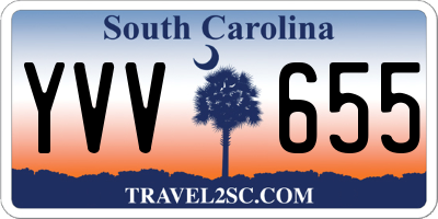SC license plate YVV655