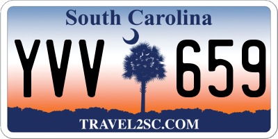 SC license plate YVV659