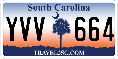 SC license plate YVV664