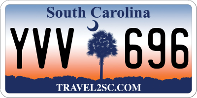SC license plate YVV696