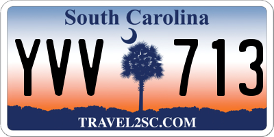 SC license plate YVV713