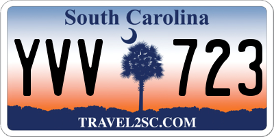 SC license plate YVV723