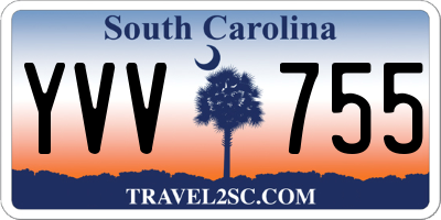 SC license plate YVV755