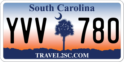 SC license plate YVV780