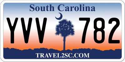 SC license plate YVV782