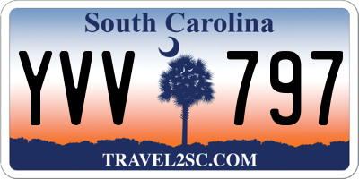 SC license plate YVV797