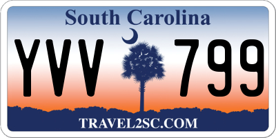 SC license plate YVV799