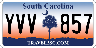 SC license plate YVV857