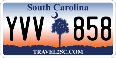 SC license plate YVV858