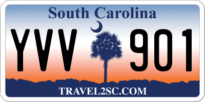 SC license plate YVV901