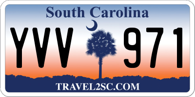 SC license plate YVV971
