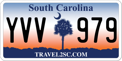 SC license plate YVV979