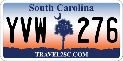 SC license plate YVW276