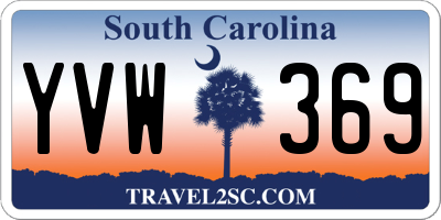SC license plate YVW369