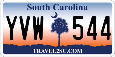 SC license plate YVW544