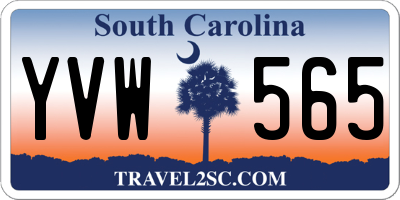 SC license plate YVW565