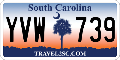 SC license plate YVW739