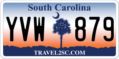 SC license plate YVW879