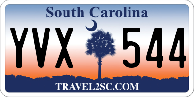 SC license plate YVX544