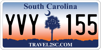 SC license plate YVY155