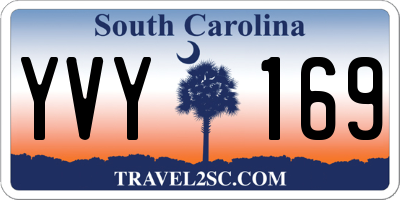SC license plate YVY169