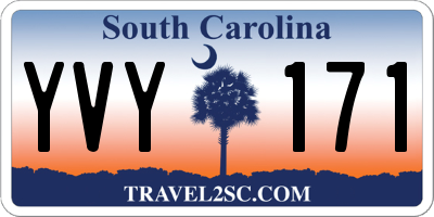 SC license plate YVY171
