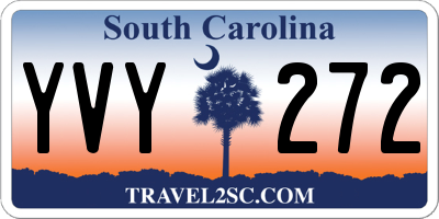 SC license plate YVY272