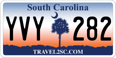 SC license plate YVY282